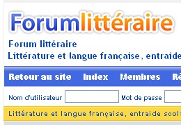 http://www.etudes-litteraires.com/forum/index.php